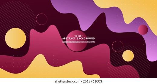 Premium vector background with colorful background layers and dynamic shadows. Vector background for wallpaper. Vector eps10