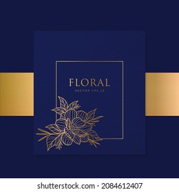 premium vector background with element floral