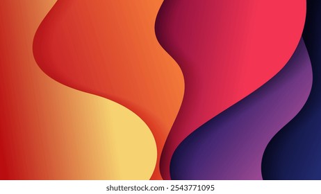Premium vector background with soft gradient color on background. Eps 10