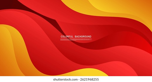 Premium vector background with soft orange and red gradient color in the background. Vector eps10