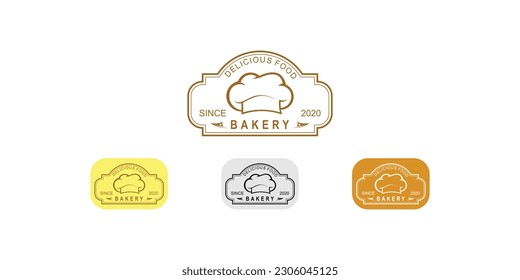 Premium vector | Bakery logo design with modern style