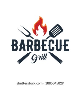 Premium Vector Barbecue Grill Logo Design Stock Vector (Royalty Free ...