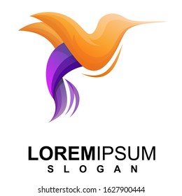 Premium vector bird colorful logo design