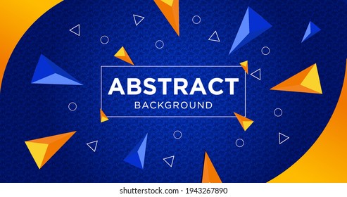 Premium Vector - Blue Abstract Background  with gradations