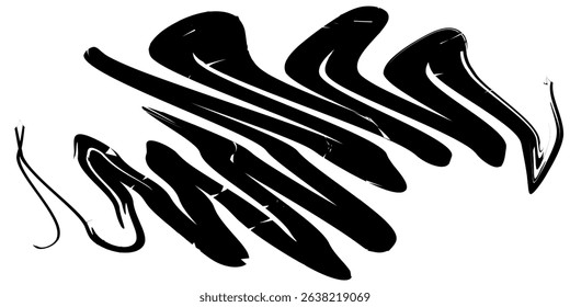 premium vector Brush Strokes Set , Brush Stroke Set – Perfect for Posters , Abstract Vector Brush Strokes , Paint Style Vector Brush Stroke Collection