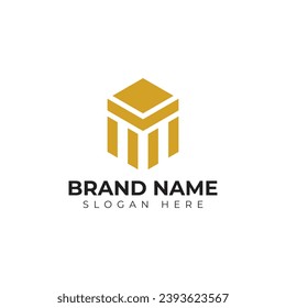 premium vector building logo in modern and minimalist style with creative concept idea