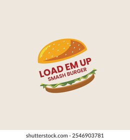 Diseño del logotipo de Premium Vector Burger.