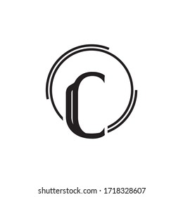 Premium Vector C Letter Logo.Beautiful Minimalist Logotype design for branding,Elegant identity design.