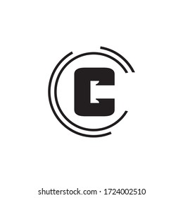 Premium Vector C Letter Logo.Schönes minimalistisches Logotypdesign für die Markendarstellung,Elegantes Identitätsdesign.
