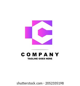 Premium Vector C Logo. Beautiful Logotype design for luxury corporate brand. Elegant identity design 