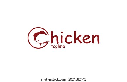 Premium vector chicken, rooster, chicken farm, fastfood, logo design template