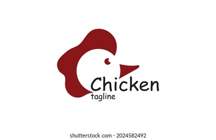 Premium vector chicken, rooster, chicken farm, fastfood, logo design template