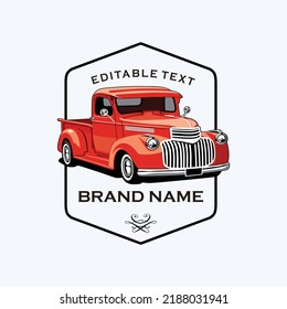 premium vector Classic car illustration