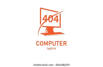 Premium vector computer logo design