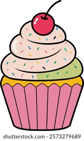 Premium Vector | Cupcake clipart cartoon style vector illustration



Cupcake vector illustration | Premium AI-generated vector