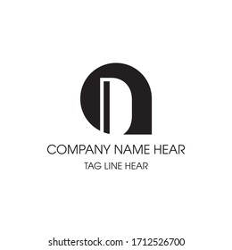 Logotipo de carta Vector D de primera calidad.Diseño de logotipo minimalista para marca, diseño de identidad elegante.