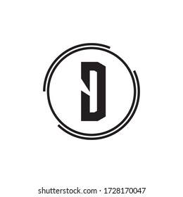 Premium Vector D Letter Logo.Beautiful Minimalist Logotype design for branding,Elegant identity design.