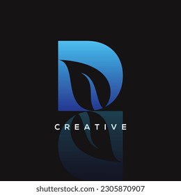 Premium Vector D Logo Schönes Design für luxuriöse Firmenmarke.