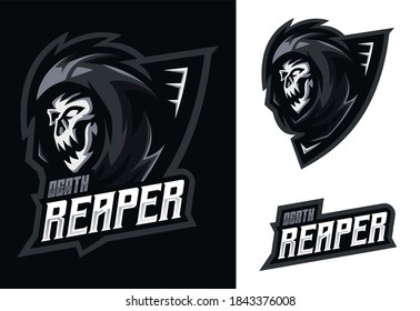 Premium Vector Death Reaper Mascot Esport Logo Design