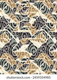 Premium vector digital image printing factory, solid natural seamless pattern textile and wrapping paper design allover,  