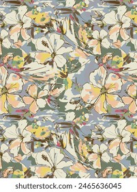 Premium vector digital image printing factory, solid natural seamless pattern textile and wrapping paper design allover,  