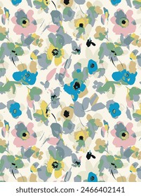 Premium vector digital image printing factory, solid natural seamless pattern textile and wrapping paper design allover.  