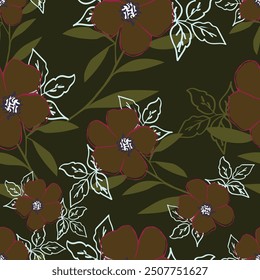Premium vector digital image printing factory, solid natural saamless paattern textile and wrapping paper design allover