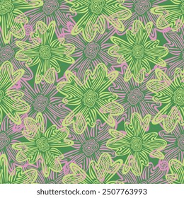 Premium vector digital image printing factory, solid natural saamless paattern textile and wrapping paper design allover