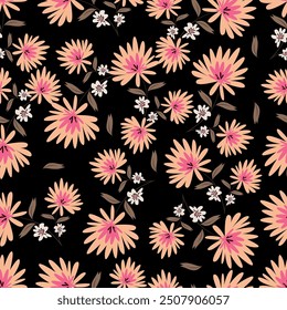 Premium vector digital image printing factory, solid natural saamless paattern textile and wrapping paper design allover
