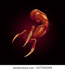 premium vector dragon hand element