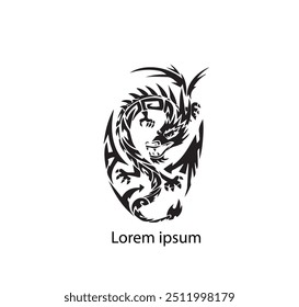 Premium Vector | Dragon logo icon design illustration. Dragon - High Quality Vector Logo - Vector illustration ideal for T-shirt.