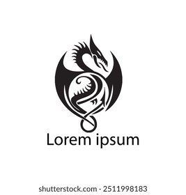 Premium Vector | Dragon logo icon design illustration. Dragon - High Quality Vector Logo - Vector illustration ideal for T-shirt.