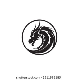 Premium Vector | Dragon logo icon design illustration. Dragon - High Quality Vector Logo - Vector illustration ideal for T-shirt.