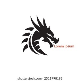 Premium Vector | Dragon logo icon design illustration. Dragon - High Quality Vector Logo - Vector illustration ideal for T-shirt.