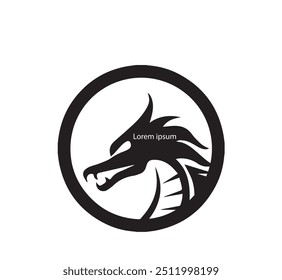 Premium Vector | Dragon logo icon design illustration. Dragon - High Quality Vector Logo - Vector illustration ideal for T-shirt.