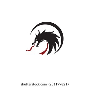 Premium Vector | Dragon logo icon design illustration. Dragon - High Quality Vector Logo - Vector illustration ideal for T-shirt.