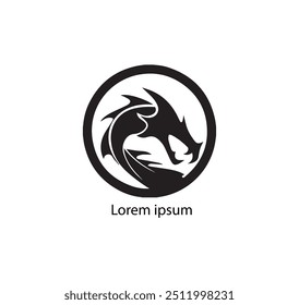 Premium Vector | Dragon logo icon design illustration. Dragon - High Quality Vector Logo - Vector illustration ideal for T-shirt.