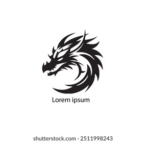 Premium Vector | Dragon logo icon design illustration. Dragon - High Quality Vector Logo - Vector illustration ideal for T-shirt.