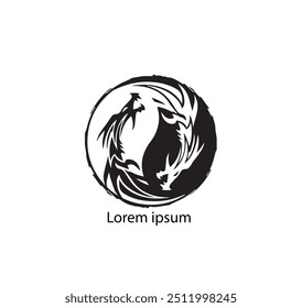 Premium Vector | Dragon logo icon design illustration. Dragon - High Quality Vector Logo - Vector illustration ideal for T-shirt.