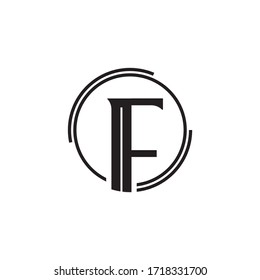 Premium Vector F Letter Logo.Beautiful Minimalist Logotype design for branding,Elegant identity design.