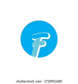 Premium Vector F Letter Logo.Beautiful Minimalist Logotype design for branding,Elegant identity design.