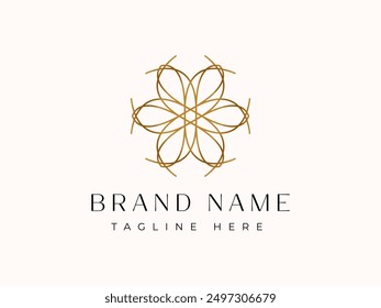 premium Vector - Flower Ornament Logo Design Vector