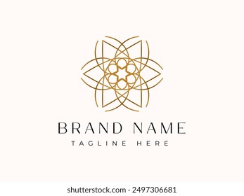 premium Vector - Flower Ornament Logo Design Vector