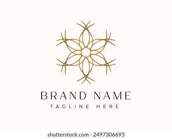 premium Vector - Flower Ornament Logo Design Vector