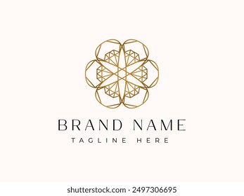 premium Vector - Flower Ornament Logo Design Vector