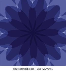 Premium Vector  A flower with a white background and a blue flower in the middle.