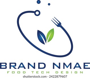 Premium Vector - Food tech Vector logo design with creative concept premium vector