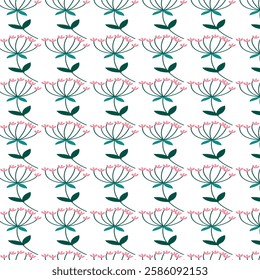 Premium Vector Free vector color small flowers pattern
