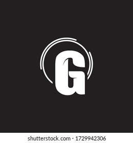 Premium Vector G Letter Logo. Schönes Minimalist Logotypdesign für Branding,Elegantes Identitätsdesign.