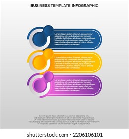Premium Vector | Gradient infographic steps template